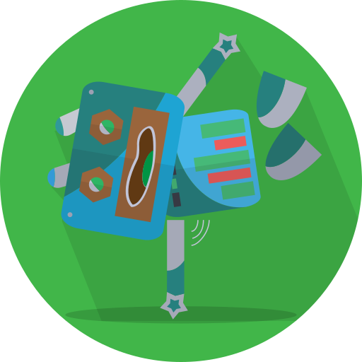 Android, fun robot, mascot, mechanical, metal, robot, robot expression icon